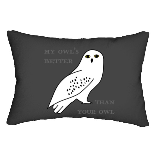 Discover My owl_s better than your owl17 Lumbar Pillows