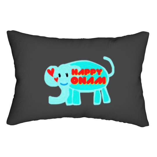 Discover happy onam Lumbar Pillows