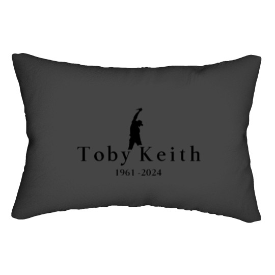 Discover toby keith Siluet Lumbar Pillows