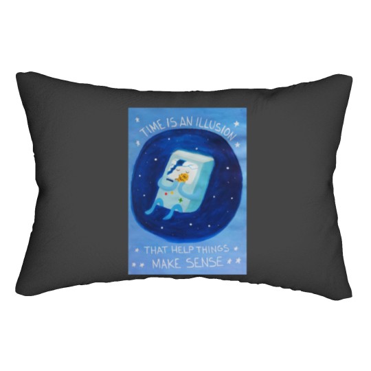 Discover Time adventure Poster Lumbar Pillows