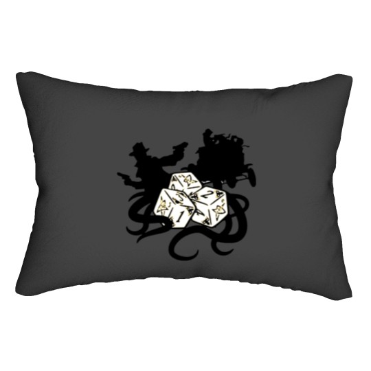 Discover Arkham Horror Dice Lumbar Pillows