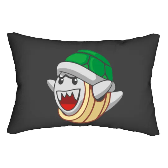 Discover mario turtle Lumbar Pillows