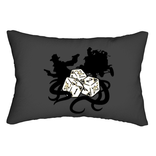 Discover Arkham Horror Dice Lumbar Pillows