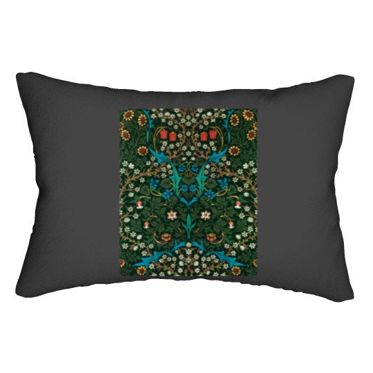 Discover Blackthorn by William Morris, 1892 Lumbar Pillows