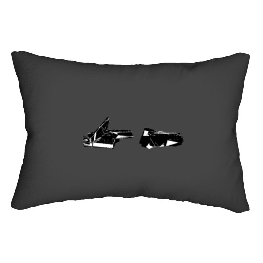 Discover Run The Jewels 4th B_amp_W Graphic Lumbar Pillows