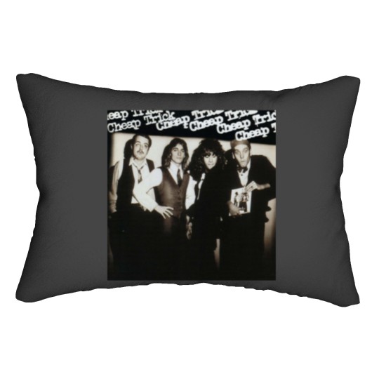 Discover Chea. Tric. band cover  .png Lumbar Pillows