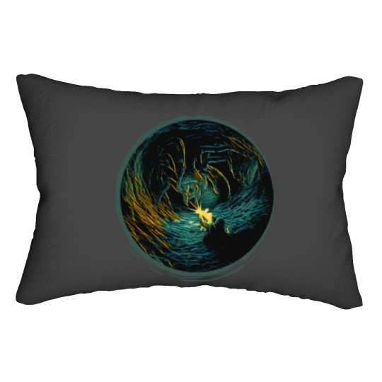 Discover A Light in the Dark-Fantasy Lumbar Pillows