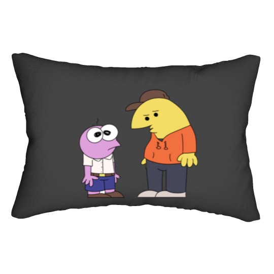 Discover Smiling Friends Charlie _amp_ Pim Lumbar Pillows