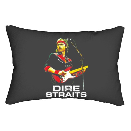 Discover Straits State Sultans of Swing White  Sticker Lumbar Pillows