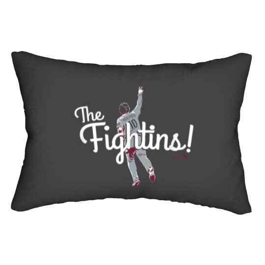 Discover JT Realmuto -- The Fightins -- Baseball Lumbar Pillows