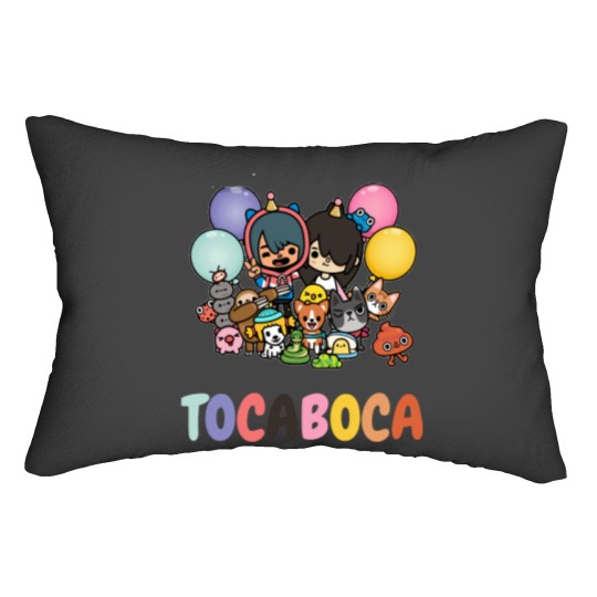Discover Great Model Toca Boca World Awesome For Movie Fan Lumbar Pillows