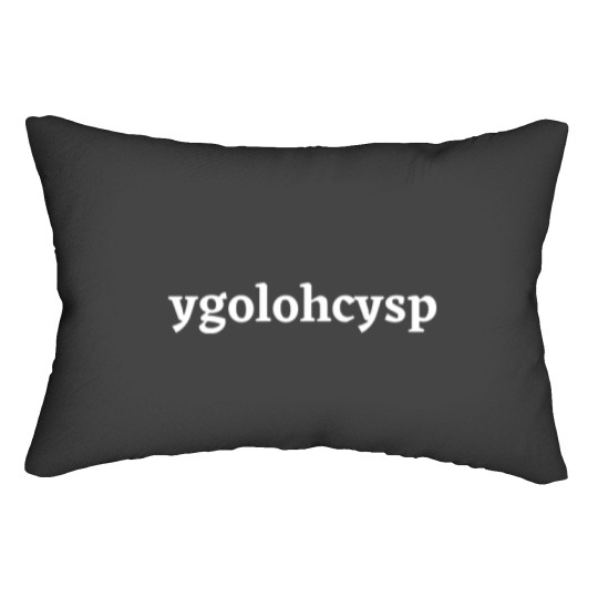Discover ygolohcysp - Reverse Psychology Lumbar Pillows