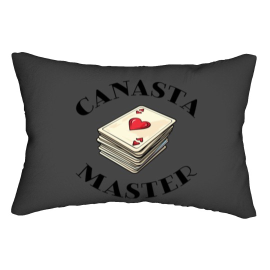 Discover Canasta Master Fun Card Design Lumbar Pillows
