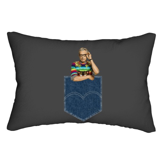 Discover Pocket Jeff Goldblum Lumbar Pillows