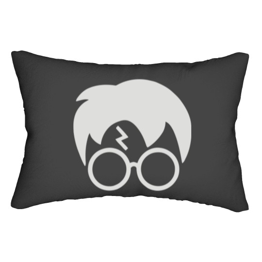 Discover Harry Glasses Lightning Bolt Hair Lumbar Pillows