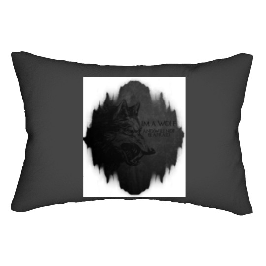 Discover Im a wolf Lumbar Pillows