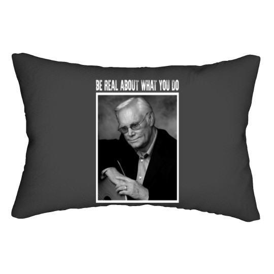 Discover George Jones George tee Jones Lumbar Pillows