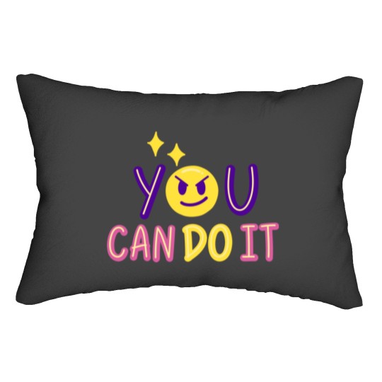 Discover You Can Do It All By Yourself Lumbar Pillow
