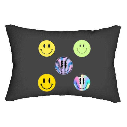 Discover Smiley Faces Pack Lumbar Pillows