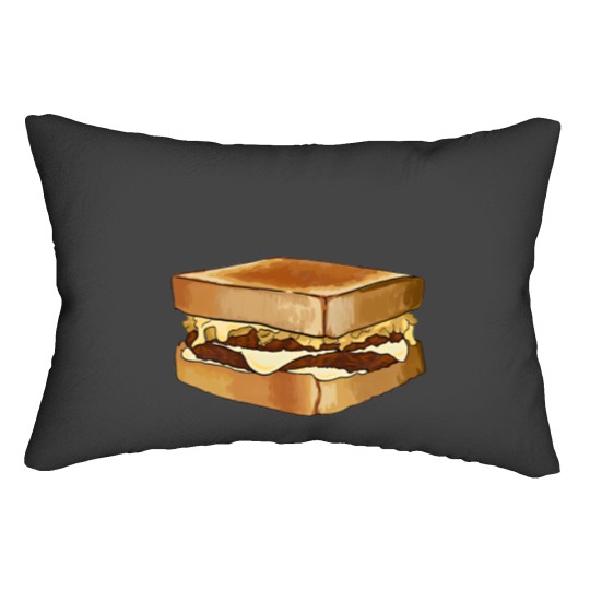 Discover Whataburger Patty Melt Lumbar Pillows