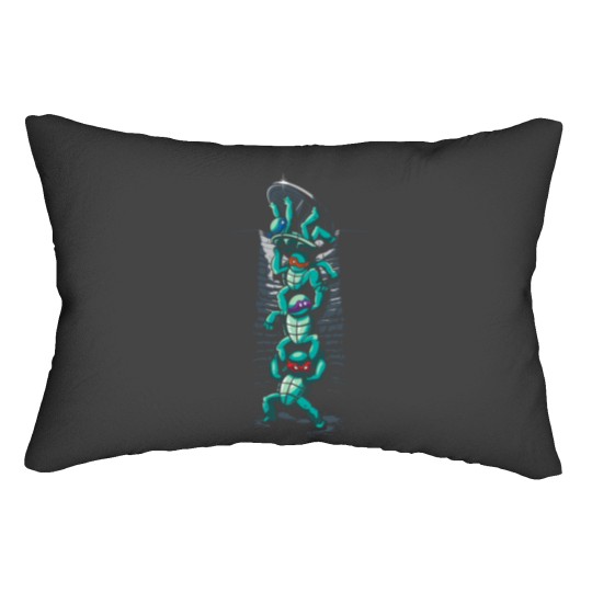 Discover Turtles Night Out Lumbar Pillows