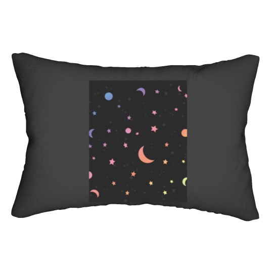 Discover A Rainbow Galaxy Lumbar Pillows