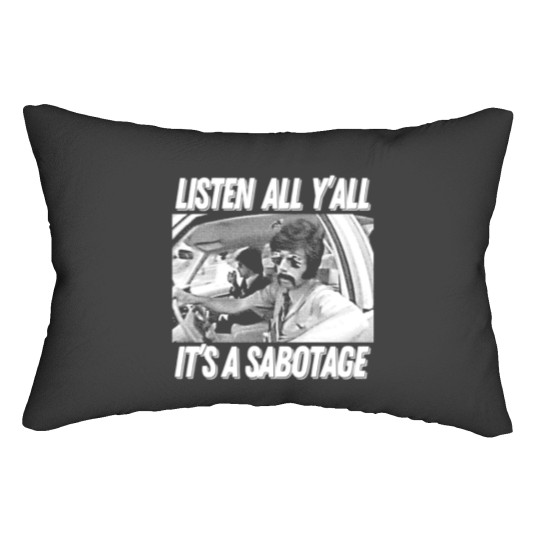 Discover Sabotage Boutique Beastie Boys Old Style Fan Art Design Lumbar Pillows