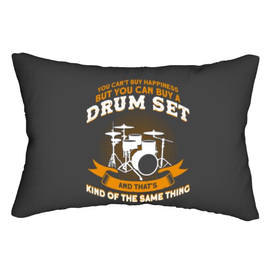 Discover Musician Drumming Drums Lumbar Pillows