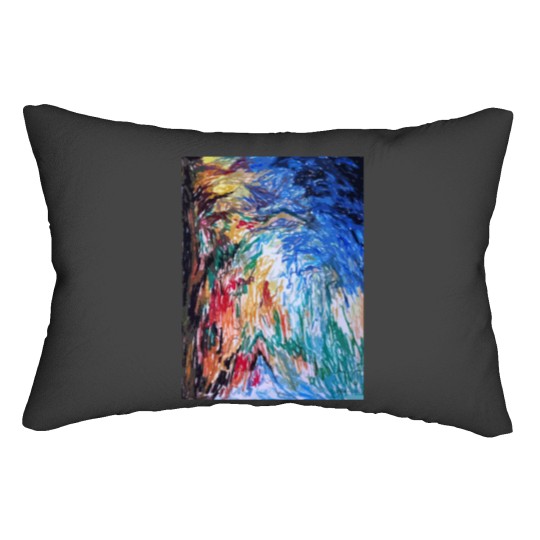 Discover Stormy Mosaic (with margin) Lumbar Pillows