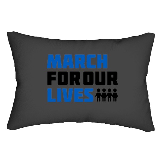 Discover March For Our Lives Lumbar Pillows