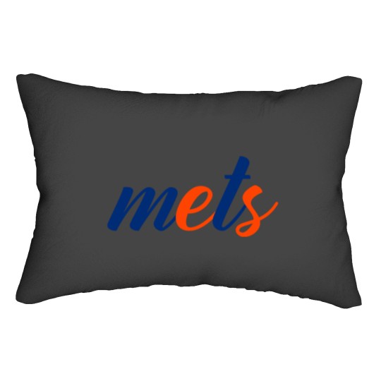 Discover ny mets Lumbar Pillows