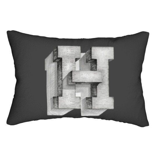 Discover Letter H Lumbar Pillows