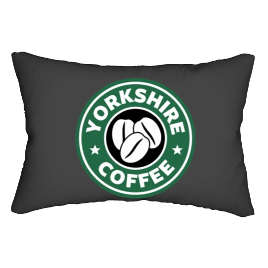 Discover Yorkshire Coffee Lumbar Pillows