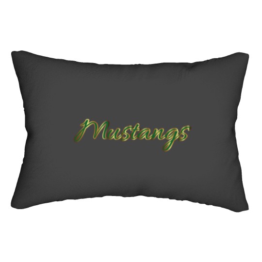 Discover You_re Golden Mustangs! Lumbar Pillows