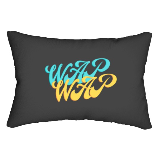 Discover wap cardi b Lumbar Pillows