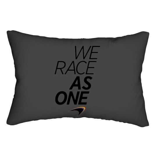 Discover We Race Lumbar Pillows