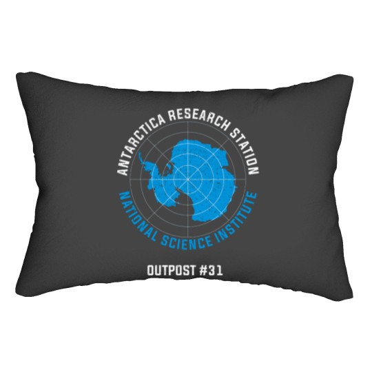 Discover Antartica Research Station Lumbar Pillows