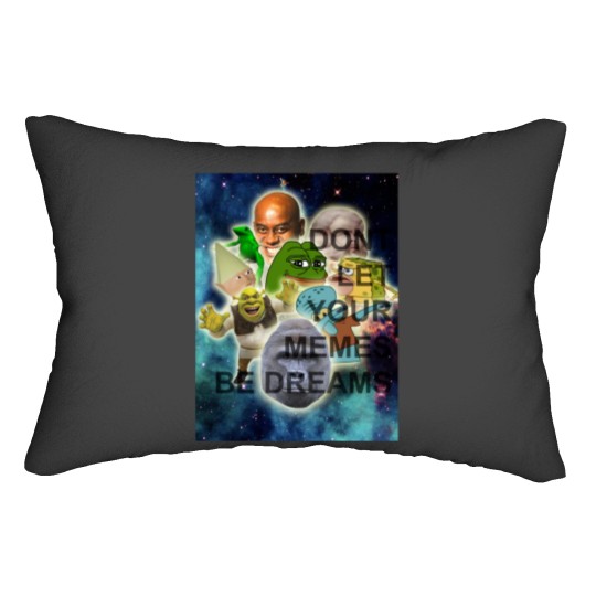 Discover Collection of the Dankest Memes Lumbar Pillows