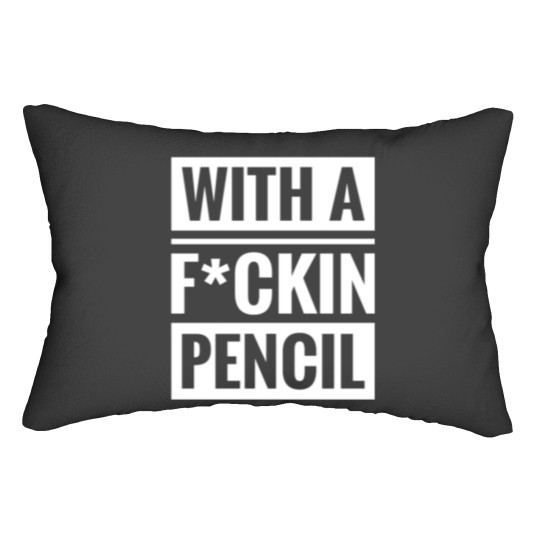 Discover With a Fckin pencil - The Boogeyman Lumbar Pillows