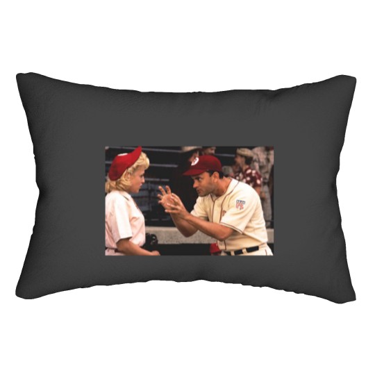 Discover There's No Crying in Baseball Lumbar Pillows