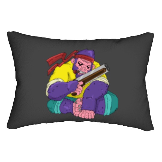 Discover Guerilla Gorilla XX (1) Lumbar Pillows