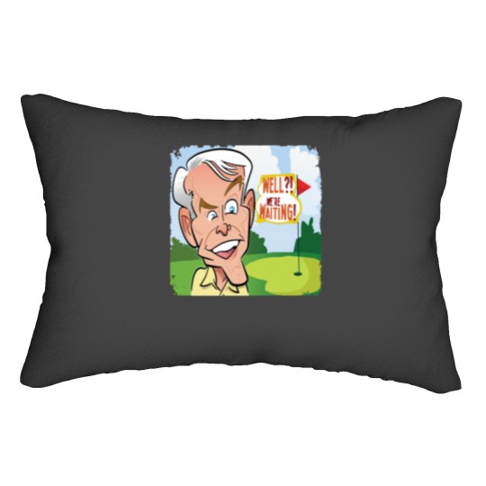 Discover Well We_re Waiting - Caddyshack Lumbar Pillows
