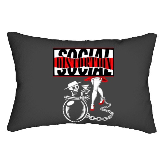Discover Social Distortion Lumbar Pillows