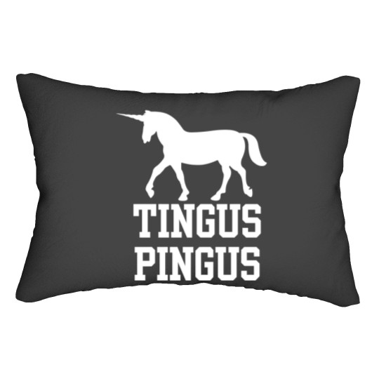 Discover Boston Basketball Fan Tingus Pingus Unicorn Lumbar Pillows