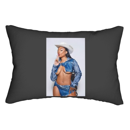 Discover Megan Thee Stallion Lumbar Pillows, Megan Thee Stallion Summer 2024 Tour Lumbar Pillows