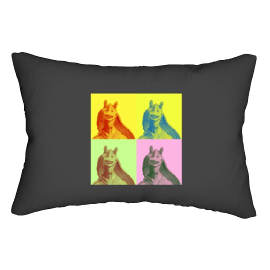 Discover Multi-Colored Jar Jar Binks Long Lumbar Pillows