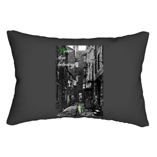 Discover Never stop believing Never stop believing Lumbar Pillows