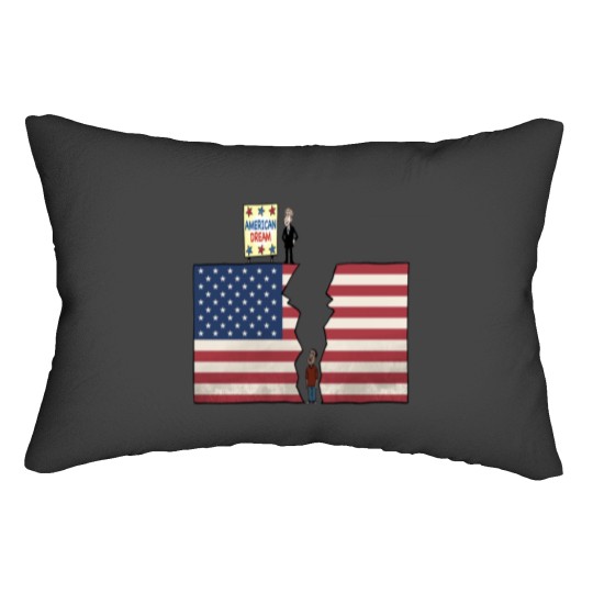 Discover America's dream is to become the most developed country Lumbar Pillows