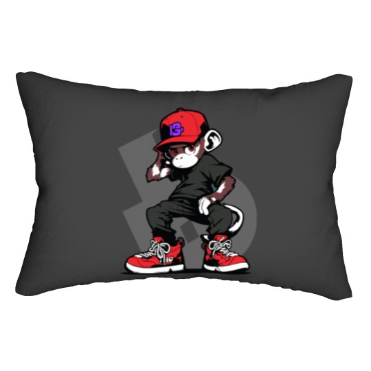 Discover Monkeys are smart and agile animals Lumbar Pillows