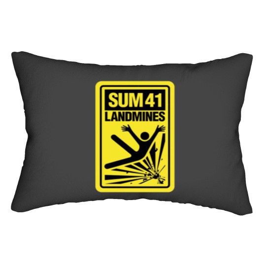 Discover Land mines are explosive devices embedded in the ground Lumbar Pillows